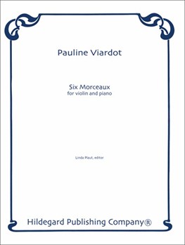 6 Morceaux For Violin and Piano by Viardot-Garcia Paul - Plaut Linda - for
