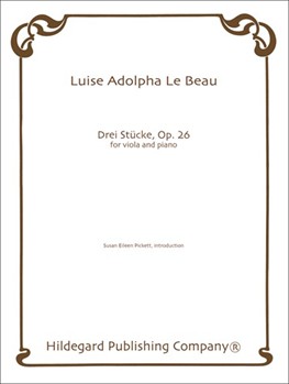 Three Pieces by Le Beau Luise Adolp - Pickett Susan - for