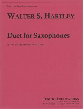 Duet For Saxophones by Hartley Walter for Saxophone Duet
