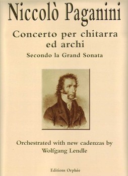 Concerto Per Chitarra Ed Archi by Paganini Niccolo - Lendle Wolfgang - for Guitar Sol