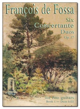 6 Concertante Duos by De Fossa Francois for Guitar Trio (Book 2)