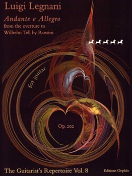 Andante & Allegro From William Tell by Rossini Gioachino - Ophee Matanya - for Guitar Sol