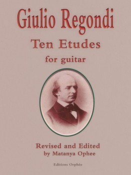 10 Etudes For Guitar by Regondi Giulio for Guitar Sol