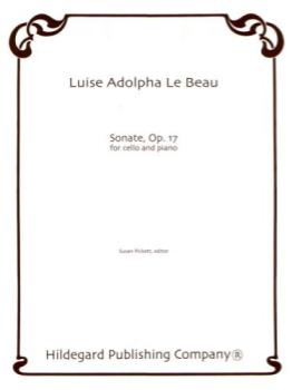 Le Beau - Sonata Op17 for Cello and Piano