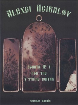Sonata #1 For The 7-string Guitar by Agibalov Alexei for Guitar Sol
