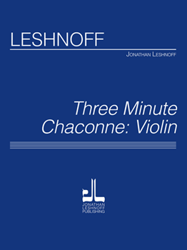 Three Minute Chaconne - Violin Violin