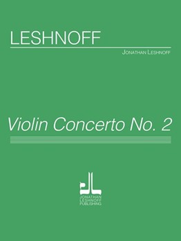 Violin Concerto No. 2 study score by Leshnoff Jonathan for