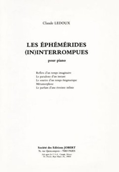 Ephemerides (In) Interrompues by Ledoux Claude for
