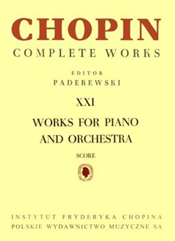 Works for Piano and Orchestra by Chopin Frederic - Paderewski Ignace J - for
