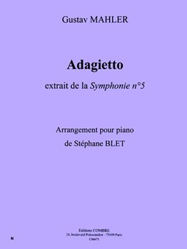 Adagietto From Symphonie #5 by Mahler Gustav - Blet Stephane De - for Piano