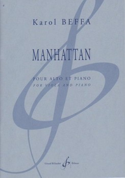 Manhattan Pour Alto Et Piano by Beffa Karol for