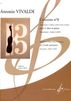Concerto No.8 Op.3 Pour 2 Altos Et Piano by Vivaldi Antonio Lucio for