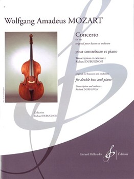 Concerto KV 191 Pour Contrebasse Et Piano by Mozart Wolfgang Amadeus for