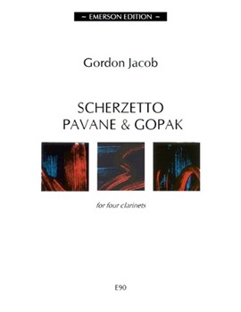Scherzetto Pavane & Gopak by Jacob Gordon for Bb Clarinet Quartet