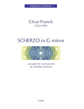 Scherzo In G Minor by Franck Cesar - Emerson Geoffrey - for
