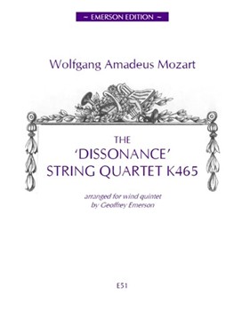 The 'Dissonance' String Quartet by Mozart Wolfgang Amadeus - Emerson Geoffrey - for