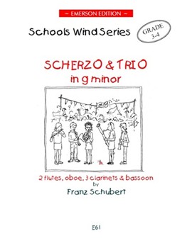 Scherzo and Trio In G Minor by Schubert Franz - Emerson Geoffrey - for