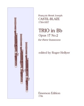 Trio In C by Castil-blaze Joseph - Hellyer Roger - for