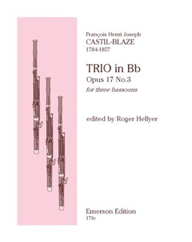 Trio by Castil-blaze Joseph - Hellyer Roger - for