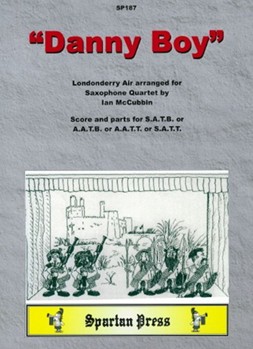 Danny Boy Londonderry Air Arranged for Saxophone Quartet by Traditional - Mccubbin Ian - for