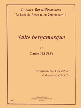 Suite Bergamasque by Debussy Claude - Gasparov Alexandre - for Flute and Piano