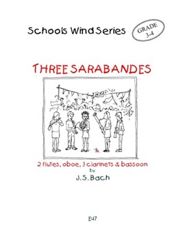 3 Sarabandes by Bach Johann Sebastian - Emerson Geoffrey - for