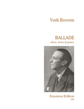 Ballade Op.133 For Oboe Horn and Piano by Bowen York for