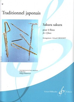 Sakura Sakura by Traditional Japanese - Grognet Gerard - for Flute Quartet