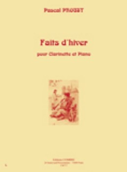 Faits D'Hiver Pour Clarinette Et Piano by Proust Pascal for