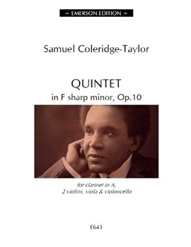 Quintet In F Sharp Minor by Coleridge-Taylor Samuel for