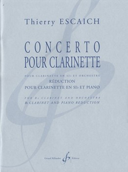 Concerto Pour Clarinette by Thierry Escaich for