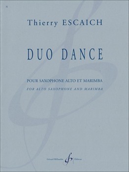 Duo Dance for alto saxophone and marimba by Thierry Escaich for