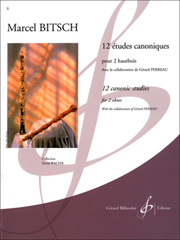 12 Etudes Canoniques for 2 oboes