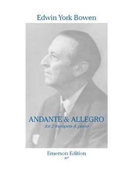 Andante & Allegro for 2 Trumpets and Piano by Bowen York for