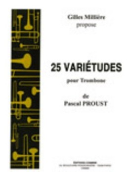 25 Varietudes Pour Trombone by Proust Pascal for