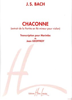 Chaconne From Partita In D For Violin by Bach Johann Sebastian - Geoffroy K - for String Bass and Piano