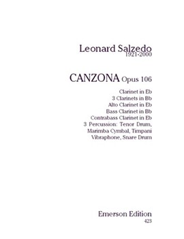 Canzona Op106 by Salzedo Carlos for