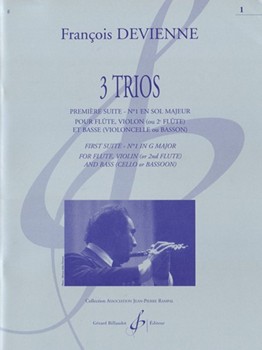 3 Trios Premiere Suite - No.1 en Sol Majeur by Devienne Francois for