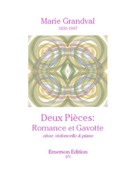 Deux Pieces Romance Et Gavotte by de Grandval Marie Clemence for