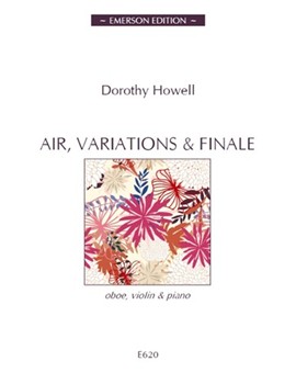 Air Variations & Finale For Violin Oboe & Piano by Howell Dorothy for