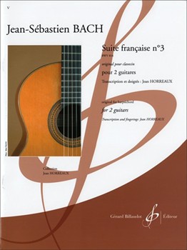 Suite Francaise No. 3 BWV 814 by Bach Johann Sebastian for