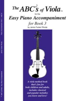 Carl Fischer Rhoda   ABCs of Viola - Advanced Book 3 - Piano Accompaniment