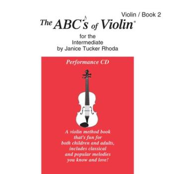 The ABC's of Violin, Book 2, Performance CD