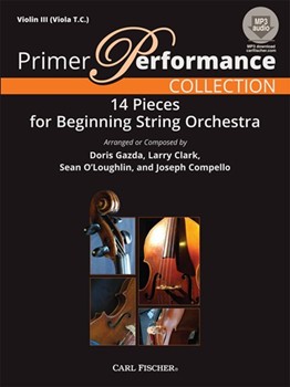 Primer Performance Collection by Gazda Clark O'Loughlin and Compello - Gazda Doris - for Violin 3