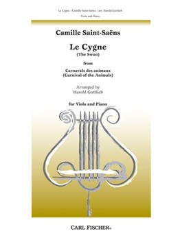 Le Cygne (the Swan) by Saint-Saens Camille - Gottlieb H - for Viola and Piano