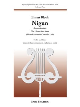 Nigun #2 From Baal Shem by Bloch Ernest for Violin and Piano