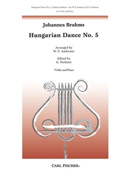 Hungarian Dance #5 by Brahms Johannes - Ambrosio and Perlman - for Violin and Piano