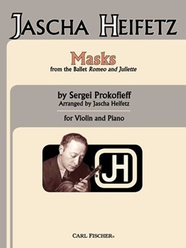 Masks (from Romeo & Juliet) by Prokofiev Sergei - Heifetz Jascha - for Violin and Piano
