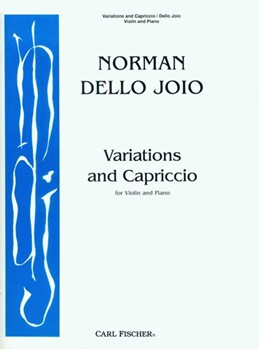 Variations & Capriccio by Dello Joio Norman for Violin and Piano