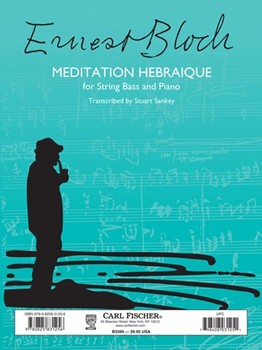 Meditation Hebraique by Bloch Ernest for String Bass and Piano